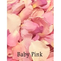 2 x Flower Girl Baskets with Rose Petals